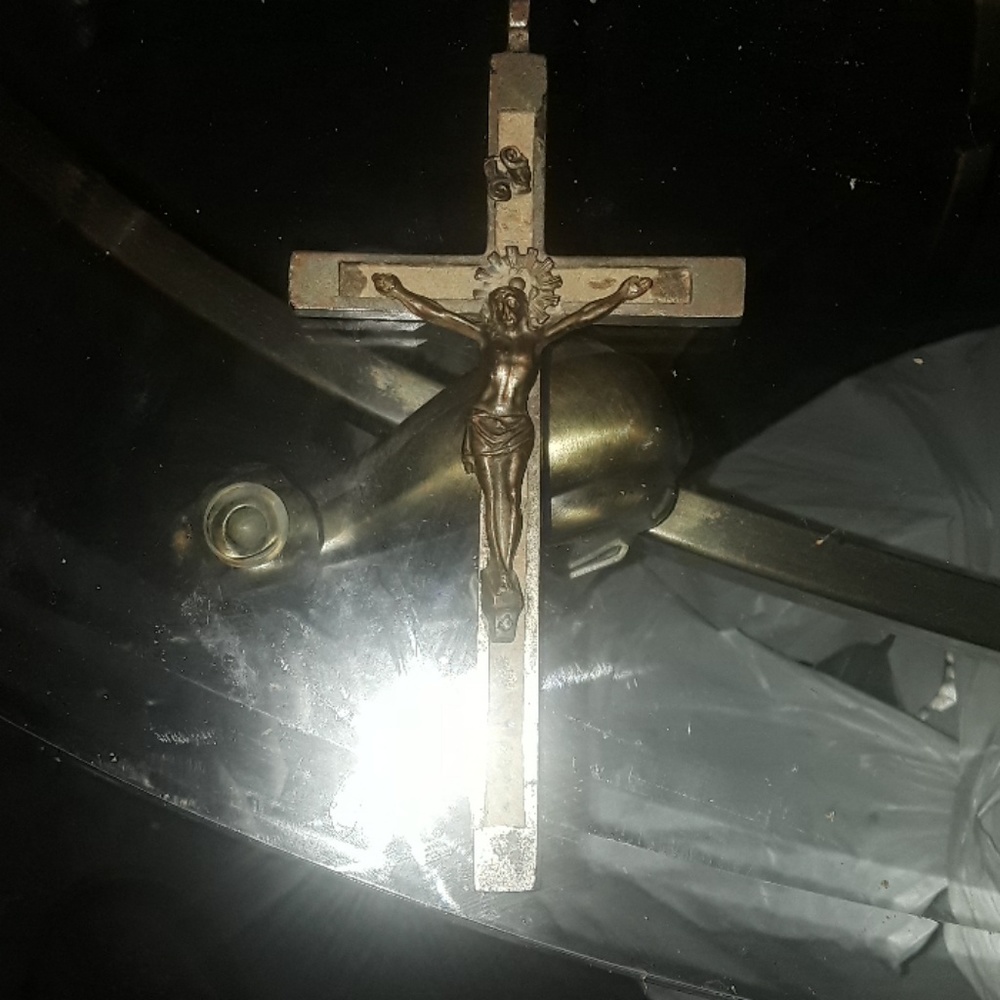 Antique Priest Crucifix